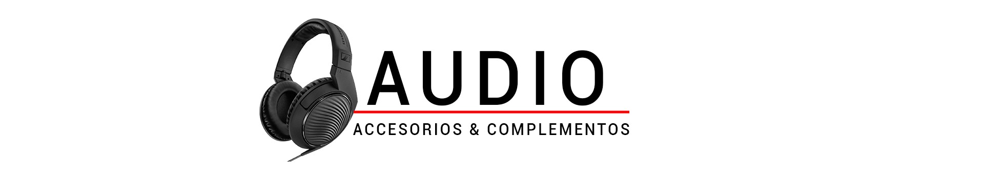 Accesorios y complementos para queipos de audio profesional
